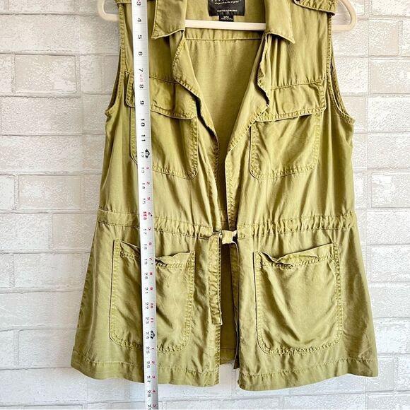 🤎 sanctuary 🤎 by Anthropologie utility military style green vest L large - Picture 10 of 11